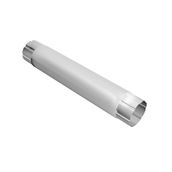 Водосток Grand Line 125x90 – Труба водосточная 1м RAL 9003 купить в Тосно