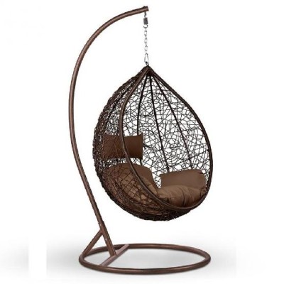 Кресло Подвесное из искусственного ротанга AFM-168A-L Brown