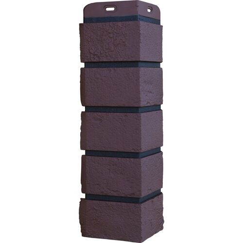 Угол Grand Line состаренный кирпич Элит каштан, ШОВ чёрный купить в Тосно