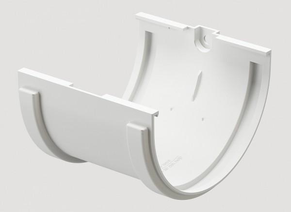 Соединитель желобов ПВХ Docke STANDART пломбир купить в Тосно