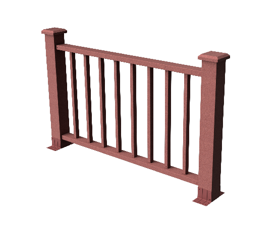 Ограждения декоративное ДПК GRINDERDECO Альма 1500 со скрытым крепежом мербау купить в Тосно