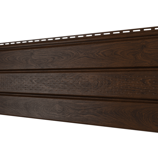 Софит Ю-Пласт перфорация по центру, Орех тёмный купить в Тосно