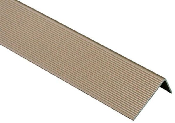 Угол завершающий алюминиевый KRONEX 51,5x30x3000 мм. дуб купить в Тосно