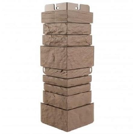 Угол наружный Альта-Профиль Скалистый камень ЭКО Терракотовый купить в Тосно