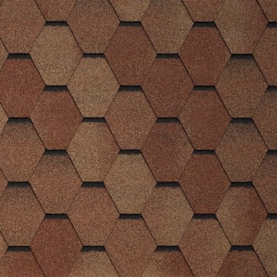 Гибкая черепица Tegola VENETO terracotta 206