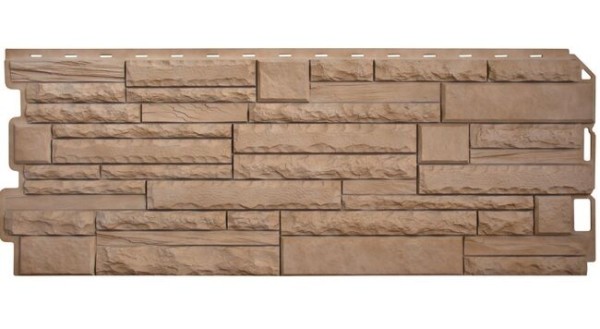 Фасадная панель Альта-Профиль Скалистый камень ЭКО Бежевый купить в Тосно