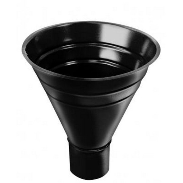 Водосток Grand Line 125x90 –  Воронка водосборная RAL 9005 купить в Тосно