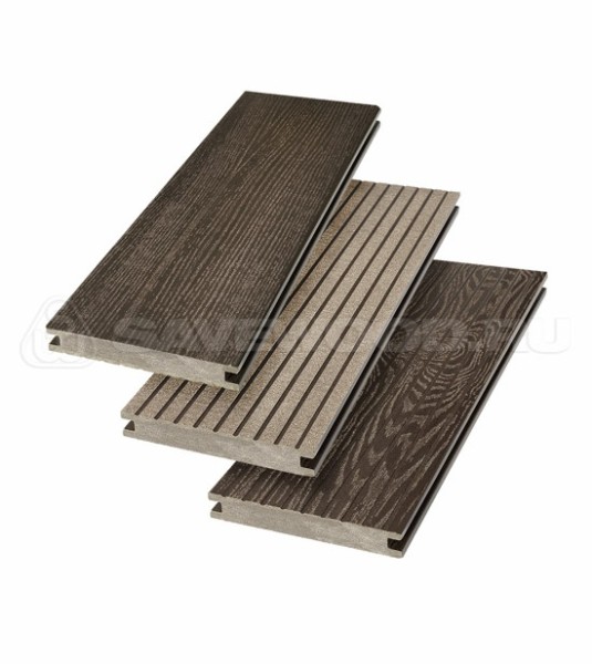 Террасная доска SW Fraxinus (R) полнотелая «SaveWood» Темно-коричневый купить в Тосно