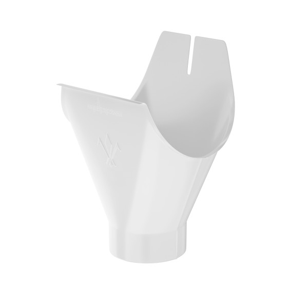 Водосток Aquasistem, система 125x90 - Воронка желоба RR 20 Белый купить в Тосно