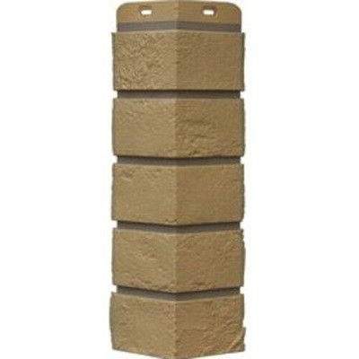 Угол Grand Line состаренный кирпич Элит солома, ШОВ белый