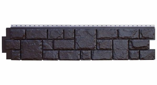 Фасадная панель GL "Я-Фасад" Екатерининский камень, уголь купить в Тосно