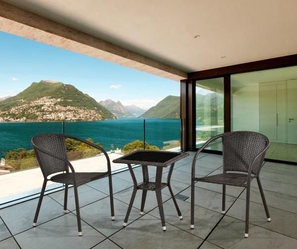 Комплект плетеной мебели AFINA из иск. ротанга T25A/Y137C-W53 Brown 2Pcs купить в Тосно