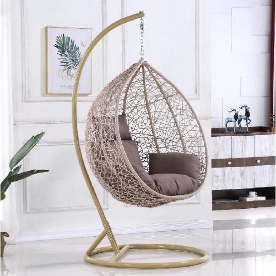 Кресло Подвесное из искусственного ротанга AFM-169A-LB Beige купить в Тосно