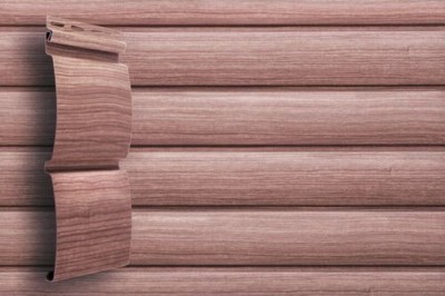 Виниловый сайдинг Grand Line Блок-хаус Tundra - Рябина