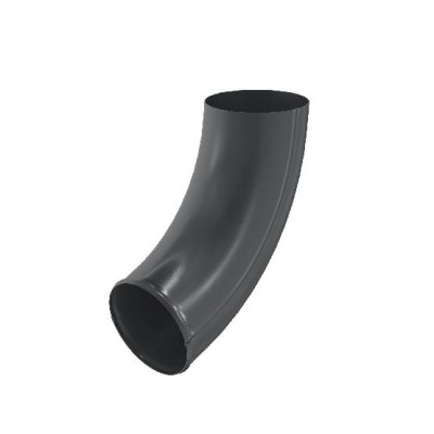 Водосток Aquasistem, система 125x90 - Отвод трубы RAL 7024 Тёмно-серый