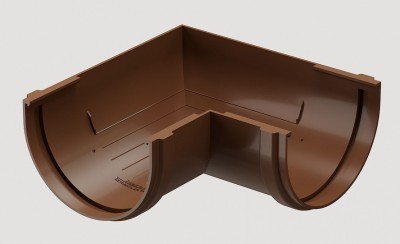 Угловой элемент 90˚ПВХ Docke STANDART Светло-коричневый