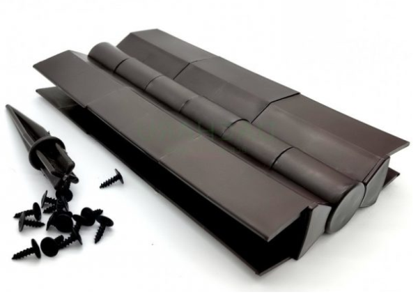 Угловой (стыковочный) шарнир для грядкок ДПК 225мм чёрный купить в Тосно