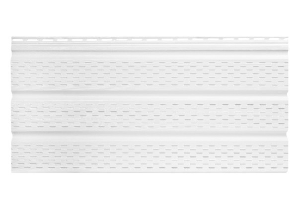 Софит к сайдингу ПЕРФОРИРОВАННЫЙ TECOS БЕЛЫЙ купить в Тосно