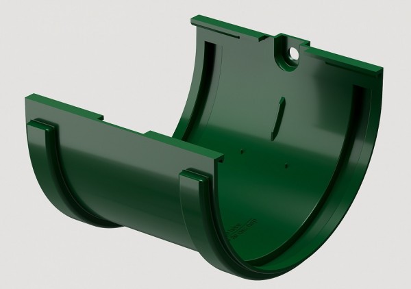 Соединитель желобов ПВХ Docke STANDART зеленый купить в Тосно