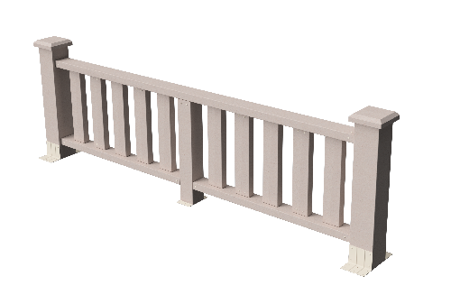 Ограждения декоративное ДПК GRINDERDECO Эрес выбеленый дуб купить в Тосно