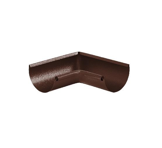 Водосток Aquasistem, Система 125x90 - Угол желоба, внутренний 90° RAL 8017 Коричневый matt купить в Тосно