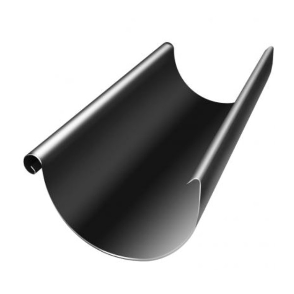 Водосток Grand Line 125x90 – Желоб 3м RAL 9005 купить в Тосно