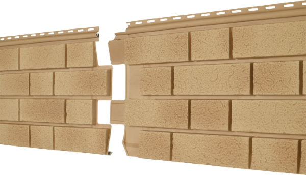 Фасадная панель Ю-пласт Стоун Хаус S-Lock Клинкер Балтик светлая медь купить в Тосно