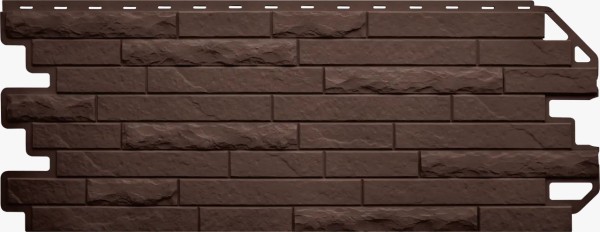 Фасадная панель Цокольный сайдинг Альта-профиль Кирпич-Антик ЭКО Коричневый купить в Тосно