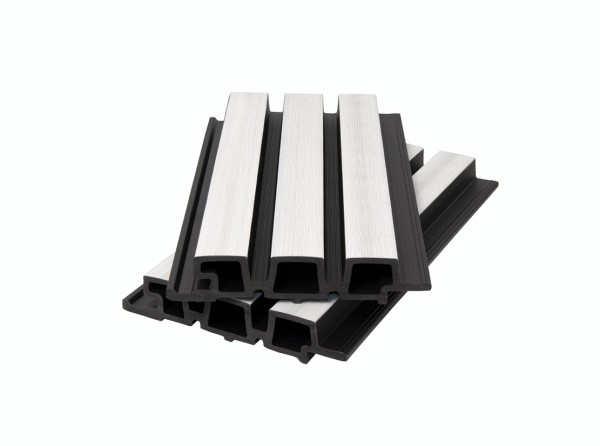 Фасадная панель брусковая двухцветная co-extrusion, white купить в Тосно