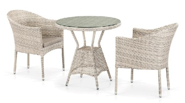 Комплект плетеной мебели AFINA из иск. ротанга T705ANT/Y350-W85 Latte 2Pcs купить в Тосно