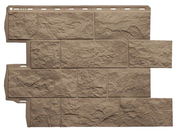 Фасадная панель Альта-Профиль Туф ЭКО Бежевый купить в Тосно