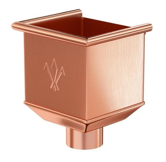 Водосток Aquasistem, система 150/100 - Водосборная воронка медная купить в Тосно