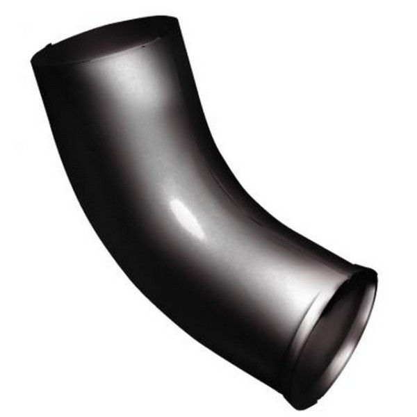 Водосток Grand Line 125x90 – Колено сливное RAL 9005 купить в Тосно