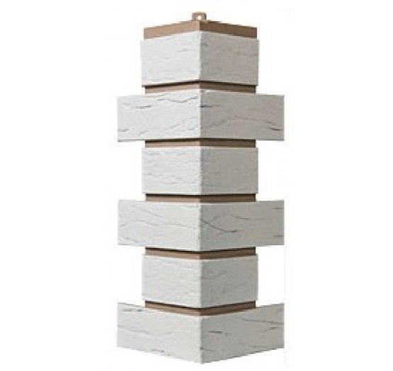 Угол T-Сайдинг-Кирпич Саман Белый купить в Тосно