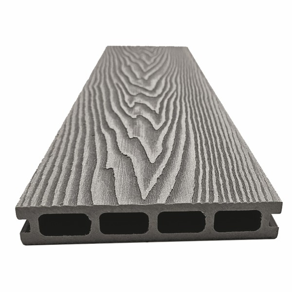 Террасная доская ДПК NanoWood Double 3D Серый купить в Тосно