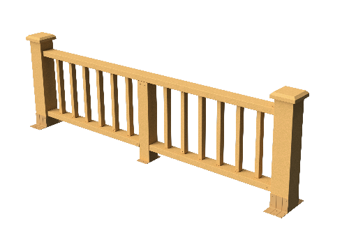 Ограждения декоративное ДПК GRINDERDECO Троя песчаник купить в Тосно