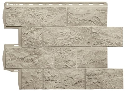 Фасадная панель Альта-Профиль Туф ЭКО Кремовый