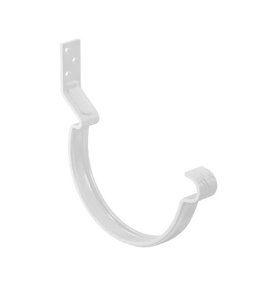 Водосток Aquasistem, система 125x90 - Крюк крепления желоба короткий RR 20 Белый купить в Тосно