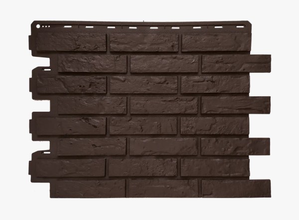 Фасадная панель Альта-Профиль Кирпич Рижский ЭКО Коричневый купить в Тосно