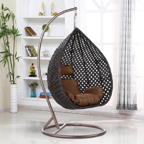 Кресло Подвесное из искусственного ротанга AFM-250B-L Brown купить в Тосно