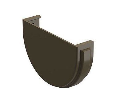 Заглушка желоба Docke Premium ПВХ - Каштан купить в Тосно