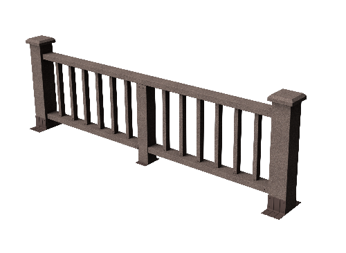 Ограждения декоративное ДПК GRINDERDECO Троя венге купить в Тосно