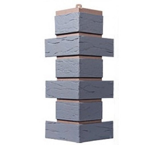 Угол T-Сайдинг-Кирпич Саман Серый купить в Тосно