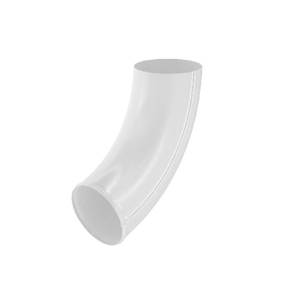 Водосток Aquasistem, система 150/100 - Отвод трубы RAL 9003 Белый купить в Тосно