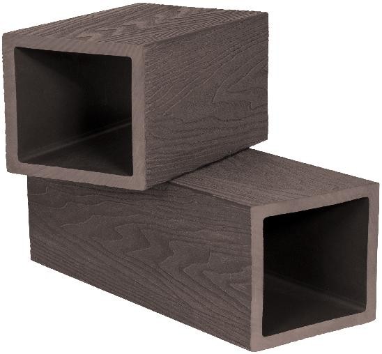 Столб опорный Polivan SINGARAJA 3D фактура дерева, темно-коричневый купить в Тосно