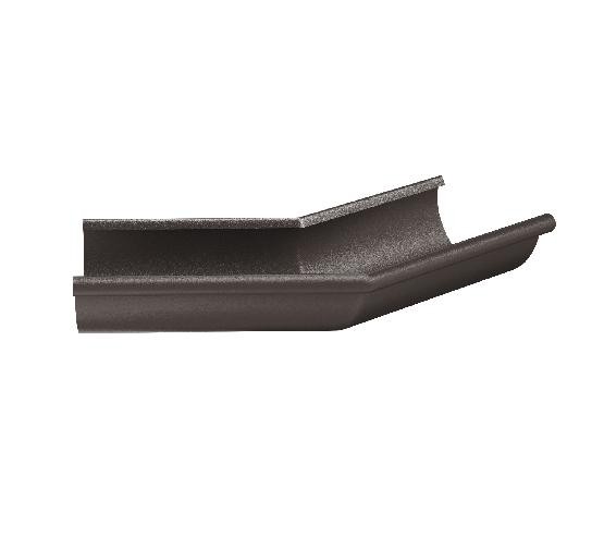 Водосток Aquasistem, Система 125x90 - Угол желоба, наружный 135° RR 32 Тёмно-коричневый matt купить в Тосно