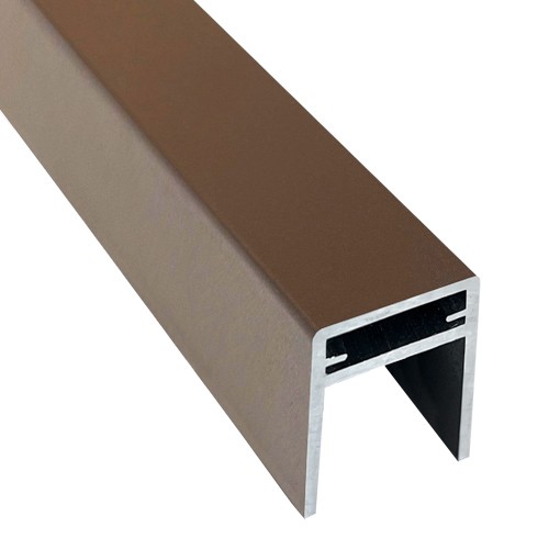 П-профиль Алюминиевый EasyDecking 35x25 Венге купить в Тосно