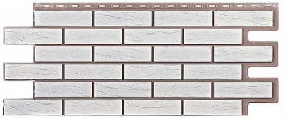 Фасадная панель T-Сайдинг-Кирпич Саман Белый купить в Тосно