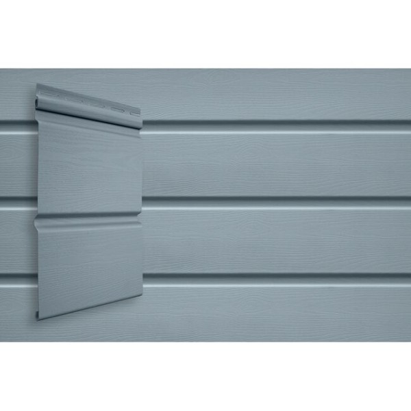 Виниловый сайдинг Grand Line Double-Брус Голубой купить в Тосно