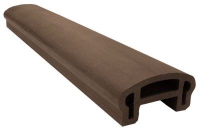 Перила вехнее фигурное Woodvex Select Темно - Коричневый купить в Тосно